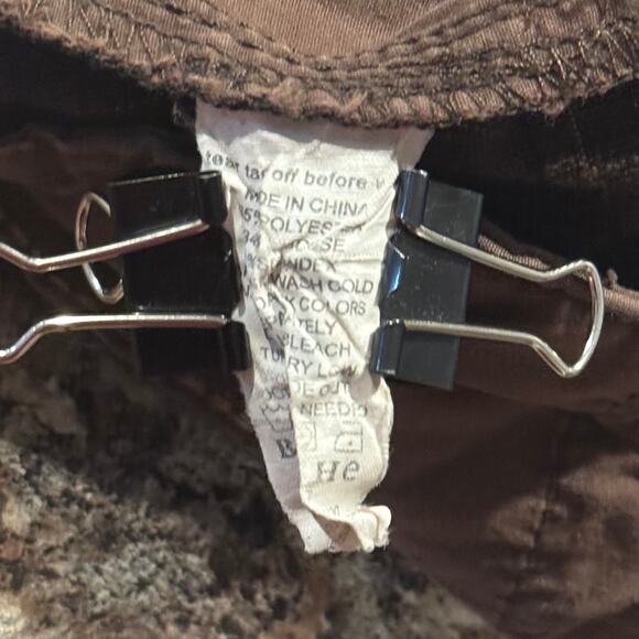 Prana Mens Shorts Preppy Rustic Outdoor Casual Heritage Earthy Plaid Brown 30 - Picture 3 of 5